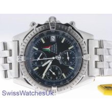 Breitling Chronomat Steel Auto Watch Tricolor Shipped From London,uk, Contact Us