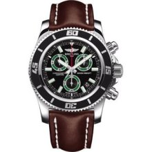 Breitling Superocean Chronograph M2000 Leather Strap A73310A8/BB75-leather-brown-tang