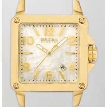 Brera Stella Brushed 18k Yellow Gold IP Watch Head