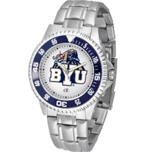 Brigham Young Cougars Competitor - Steel Band Watch
