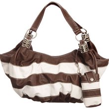 Brown ''Natie'' Hobo with Matching Cell Phone Holder