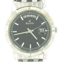 Bulova Men's Silver Toned Watch ' Mb00678n'