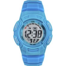 C9 by Champion Women's Plastic Strap Digital Watch - Blue