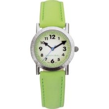 Cannibal Unisex Quartz Watch With Green Dial Analogue Display And Green Plastic Or Pu Strap Ck037-11