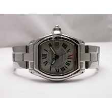 Cartier Roadster Automatic Mens Stainless Steel Watch W62025v3 Retail $7,250.00