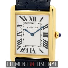Cartier Tank Collection Tank Solo Large 27mm 18k Yellow Gold