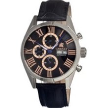 Carucci - Automatic (Men's) - Black Leather/Black A82432