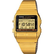 Casio Db-380g-1 Vintage Gold Databank Watch Db380g-1 (was Db-520ga Db-310a)