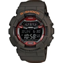 Casio G-shock Gls100-5 Brown G-lide Limited Edition Ballistic Nylon Sport Watch