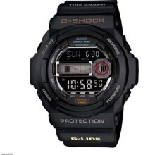 Casio G-shock Glx150-1 Men's Sports Watch World Time Tide Graph Black