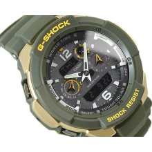 Casio G-Shock Men's Black Dial Tough Solar Gravity Defier Watch - Casio G1250G-1A