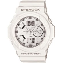 Casio G-shock Men's Ga150-7a Analog Digital Matte White Resin Band Watch