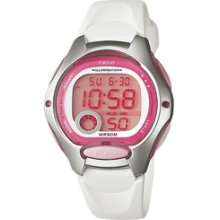 Casio Lw200-7av Ladies Digital Sports Womens Pink White Watch