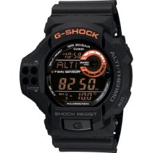 Casio Men's Gdf100-1b G-shock Twin Sensor Black Resin Digital Watch