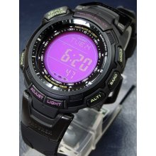 Casio Protrek PRG-110CJ-1JF Triple Sensor Purple