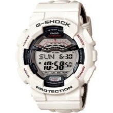 Casio Shock Men's G-lide White Digital Dial Watch - Gls100-7