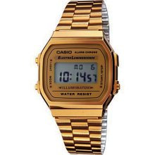 Casio Vintage Retro Gold Digital Fashion Dress Watch A168wg-9w