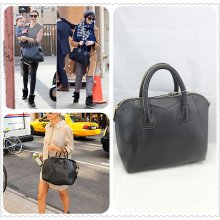 Celebrity Likes Womens Ladies Detailed Handle Satchel Shoulder Bag Longstrap