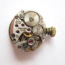 Certina Cal 13-21 Watch Movement And Original Dial Running