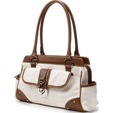 Chaps Woven Satchel