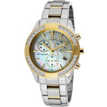 Citizen Watches Women's Regent Chronograph White Diamond White MOP Dia