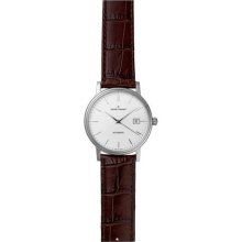 Claude Bernard Men's 80084 3 AIN Classic Automatic Brown Leather ...