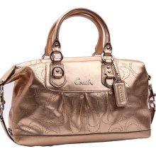 Coach Ashley 17130 Perforated Leather Convertible Satchel