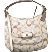 COACH Kristin Embossed Signature Hobo ...