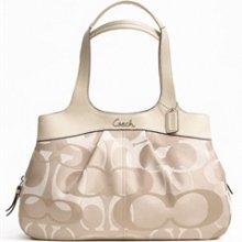 Coach Optic Lexi Signature Satchel Bag