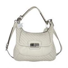 Coach W-BG-1024 19314 Kristin Woven Leather Hobo - SV/Parchment - 1 Pc - Bag