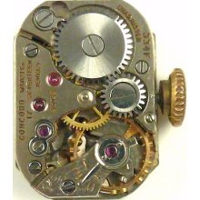 Concord 334f Mechanical - Complete Running Movement -sold 4 Parts / Repair