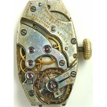 Concord Complete Running Wristwatch Movement - Spare Parts / Repair
