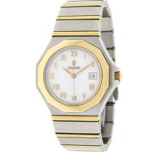 Concord Mariner Sg 18k Yellow Gold & Stainless Swiss Quartz Ladies Watch