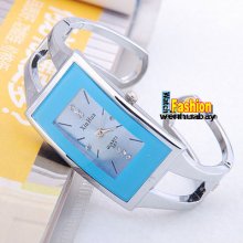Crystal Steel Wrist Watch Fashion Analog Bracelet Bangle Quartz Women Girl Gifts