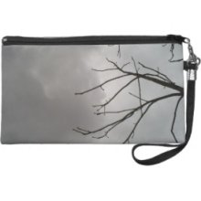 Dark Storm Clouds Wristlet Purses