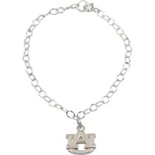 Dayna U Auburn Tigers Women's Sterling Silver Charm Bracelet