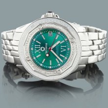 Designer Diamond Watch: Midsize Centorum Falcon 0.50ct Emerald Face
