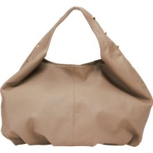 Deux Lux Small Stud Empire Hobo - CREAM