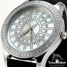 Diamond Bezel Womens Watches - Multi-color - 8.5 - Rubber