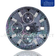 Diamond Blue Mother Of Pearl Dial For Breitling Superocean Heritage Chrono Watch