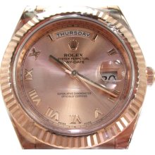 Diamond Rolex Watch Collection Day-Date President Rose Gold 218235