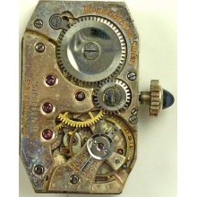Dione Watch Co. Mechanical-complete Running Movement -sold 4 Parts / Repair