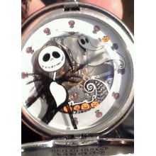 Disney In Original Box Nbc Jack Skellington Pocket Watch