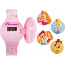 Disney Princess digital watch w/ interchangeable tops ...