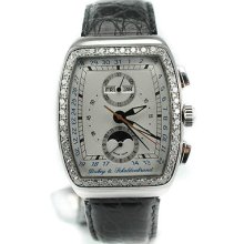 Dubey&schaldenbrand Gran Chrono Astro 2521 2,5 Ct Diamonds Automatic Men's Watch