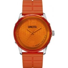 E11539G2 UNLTD by Marc Ecko The Fuse Orange Plastic Watch