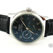 E154,parnis Luxury Power Reserve Men 43mm Automatic Watch