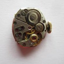 Elgin Caliber 740 Watch Movement + Dial Running