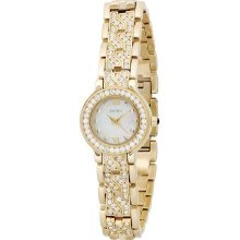 Elgin Eg039 Women'S Eg039 Austrian Crystal Accented Gold-Tone Bracelet Watch Elgin Eg039 Women'S Eg039 Austrian Crystal Accented Gold-Tone Bracelet Watch