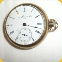 Elgin Ladies Open Face Pocket Watch Circa 1903-16' Size 0 7j